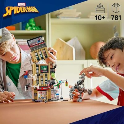 LEGO Marvel Spider-Man vs Mysterio Daily Bugle Toy Birthday Present Blocks