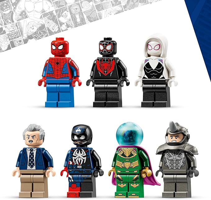 LEGO Marvel Spider-Man vs Mysterio Daily Bugle Toy Birthday Present Blocks LEGO Marvel Spider-Man vs Mysterio Daily Bugle Toy Birthday Present Blocks