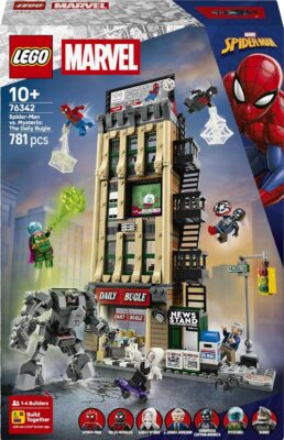 LEGO Marvel Spider-Man vs Mysterio Daily Bugle Toy Birthday Present Blocks