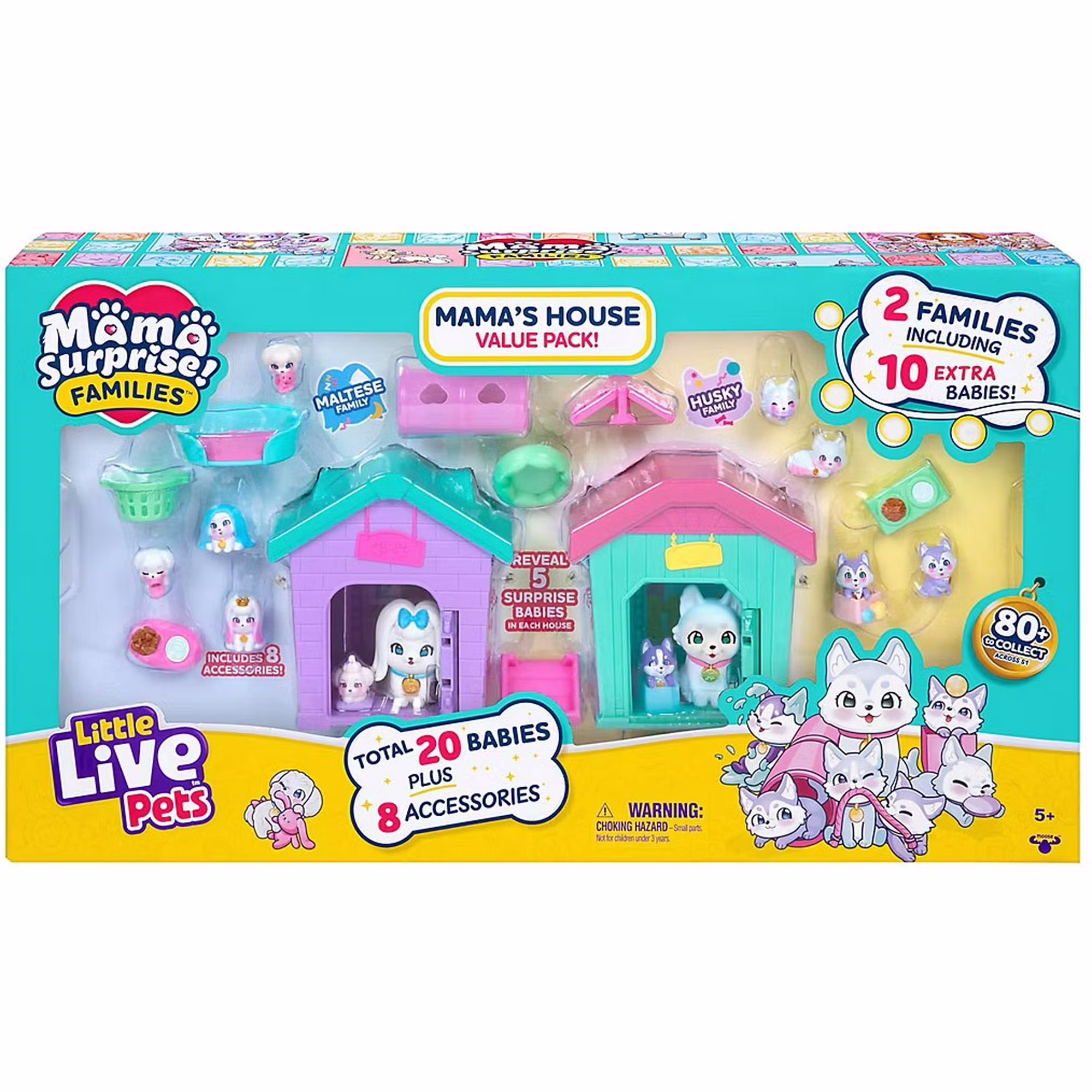 Little Live Pets Mama Surprise! Families Mama's House Foldout Playset