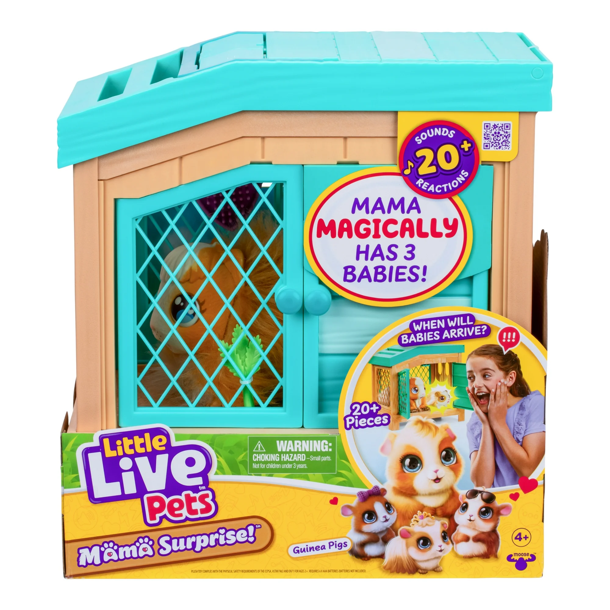 Little Live Pets Mama Surprise Soft Interactive Mama Guinea Pig Little Live Pets Mama Surprise Soft Interactive Mama Guinea Pig