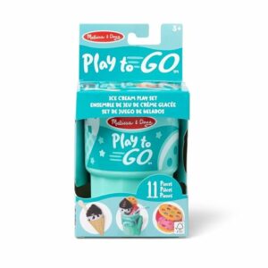 MELISSA & DOUG Play To Go Ice Cream Play Set Toy