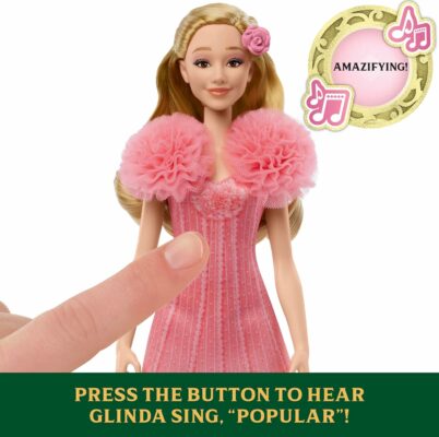 Mattel Wicked Singing Glinda Fashion Doll & Accessories