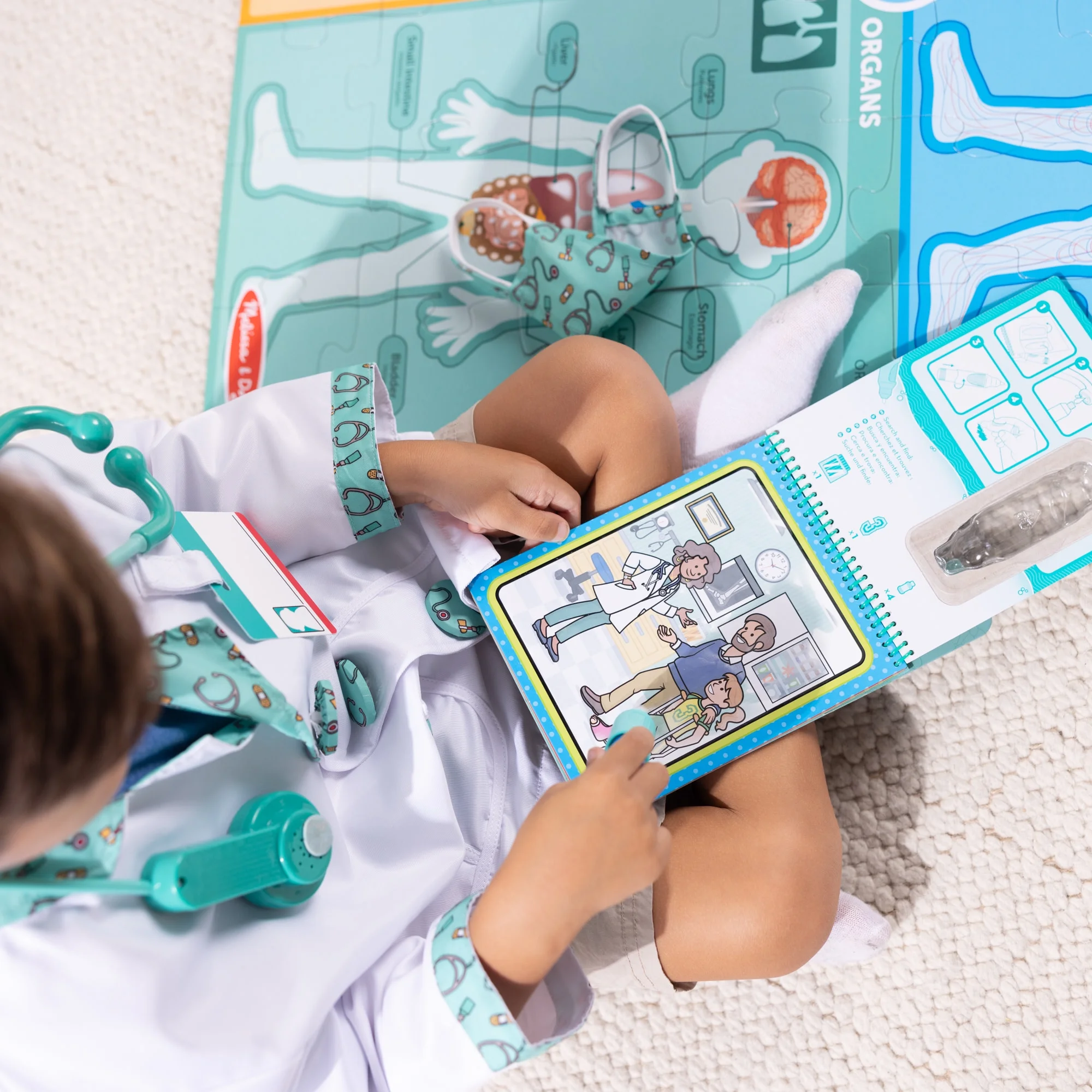 Melissa & Doug Doctor 3 in 1 Deluxe Collection Themed Gift Set Melissa & Doug Doctor 3 in 1 Deluxe Collection Themed Gift Set