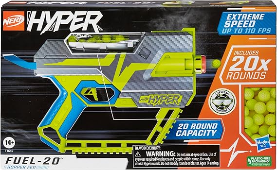 Nerf Hyper Fuel 20 Blaster 20 Nerf Hyper Rounds