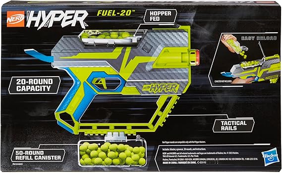 Nerf Hyper Fuel 20 Blaster 20 Nerf Hyper Rounds