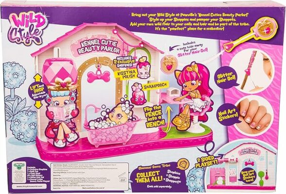 Shopkins Season 9 Wild Style Kennel Cutie Beauty Parlor Playset