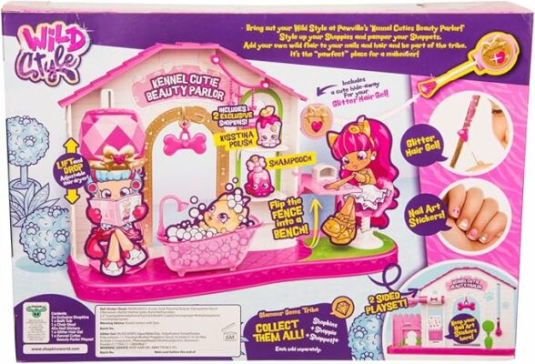 Shopkins Season 9 Wild Style Kennel Cutie Beauty Parlor Playset