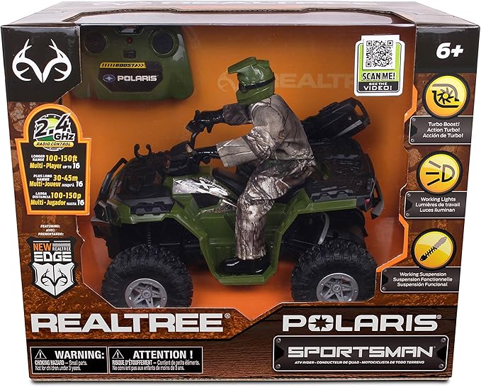 1 8 Rc Polaris Sportsman XP 1000 with Turbo Boost & Rider 1 8 Rc Polaris Sportsman XP 1000 with Turbo Boost & Rider