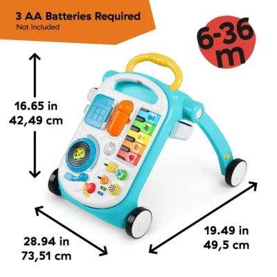 Baby Einstein Musical Mix N Roll 4 in 1 Push Walker Activity Center