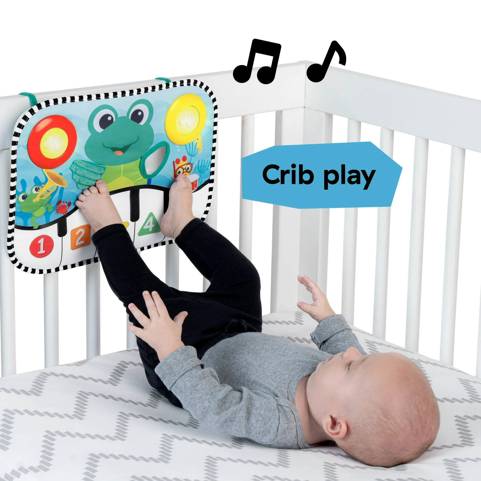 Baby Einstein Ocean Explorers Musical Kick Pad and Crib Unisex Infant Toy Baby Einstein Ocean Explorers Musical Kick Pad and Crib Unisex Infant Toy