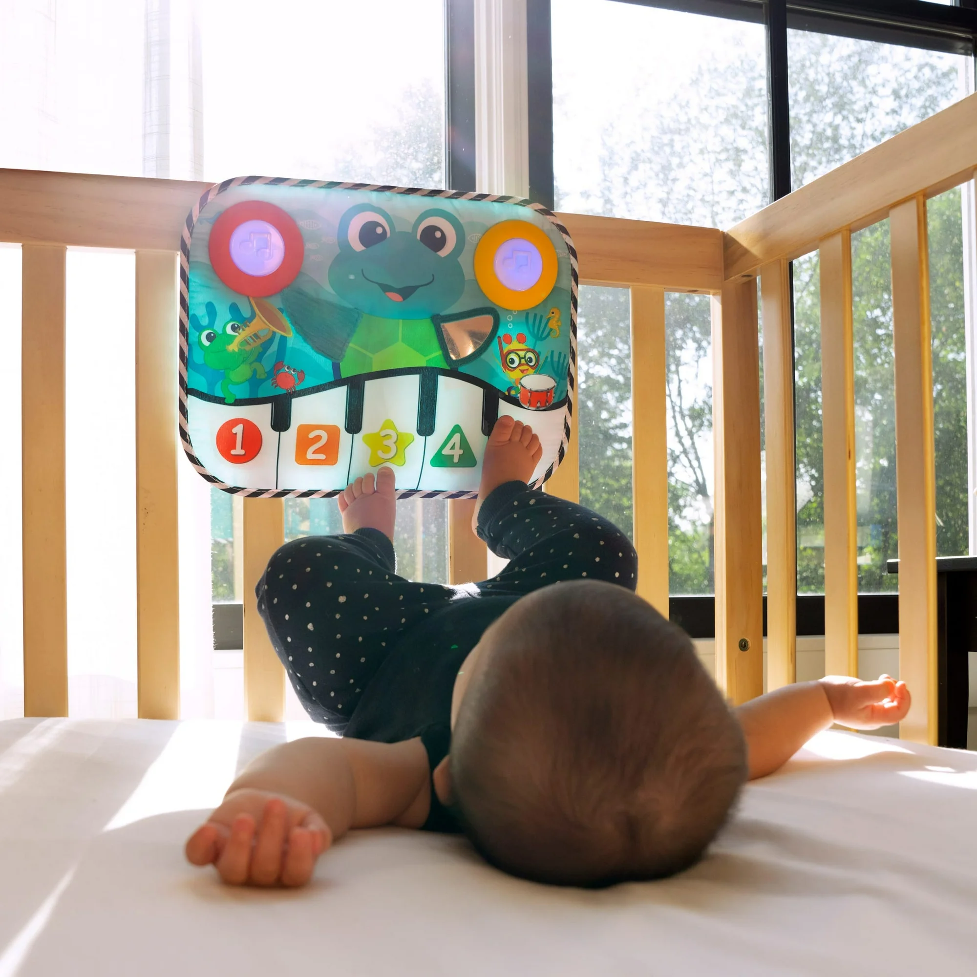 Baby Einstein Ocean Explorers Musical Kick Pad and Crib Unisex Infant Toy 9 Baby Einstein Ocean Explorers Musical Kick Pad and Crib Unisex Infant Toy