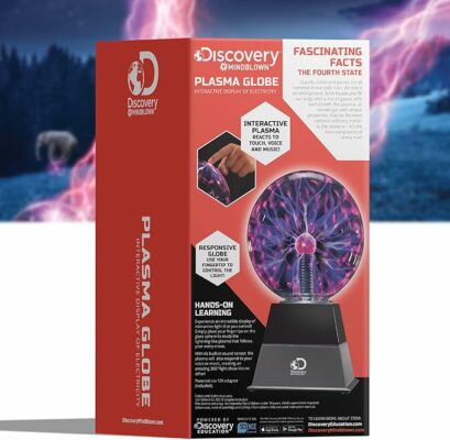 Discovery™ Plasma Globe Lamp Touch & Sound Sensitive Lightning