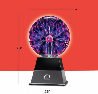 Discovery™ Plasma Globe Lamp Touch & Sound Sensitive Lightning
