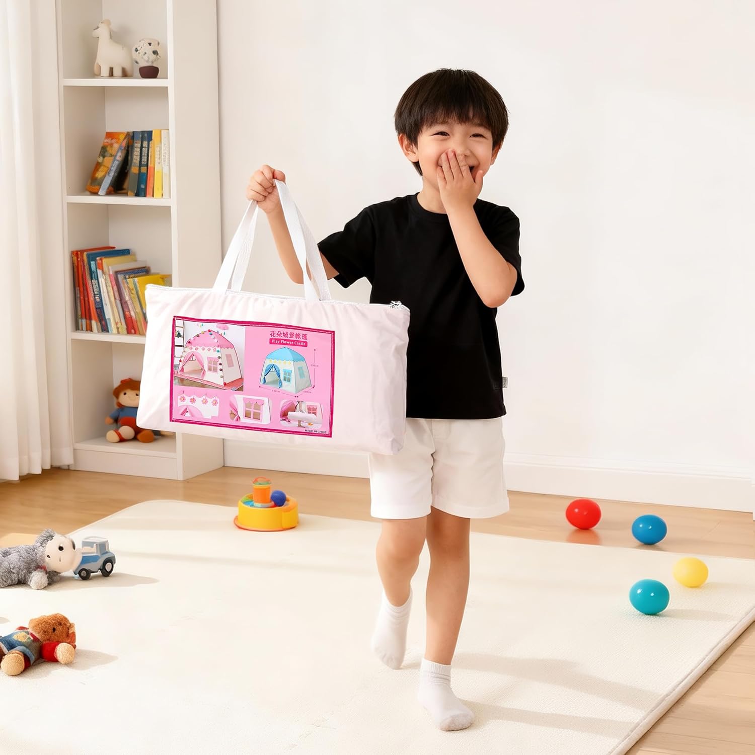 Flower Kids Play Tent Children Indoor Castle Playhouse Flower Kids Play Tent Children Indoor Castle Playhouse