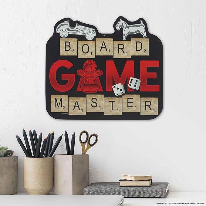 Hasbro Board Game Master Metal Sign Hasbro Board Game Master Metal Sign