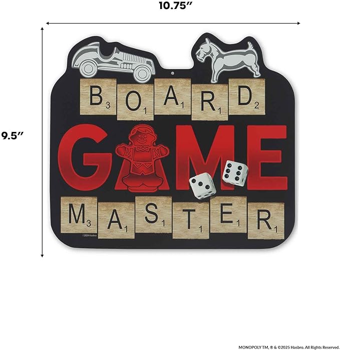 Hasbro Board Game Master Metal Sign Hasbro Board Game Master Metal Sign