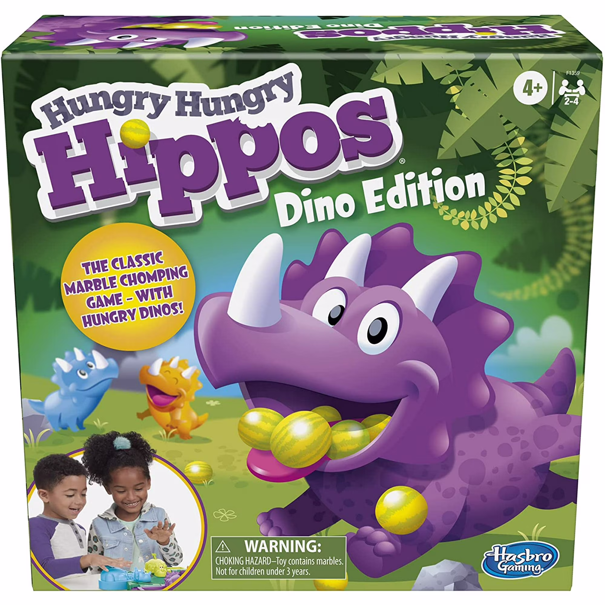 Hasbro Gaming Hungry Hungry Hippos Dino Edition Board Game