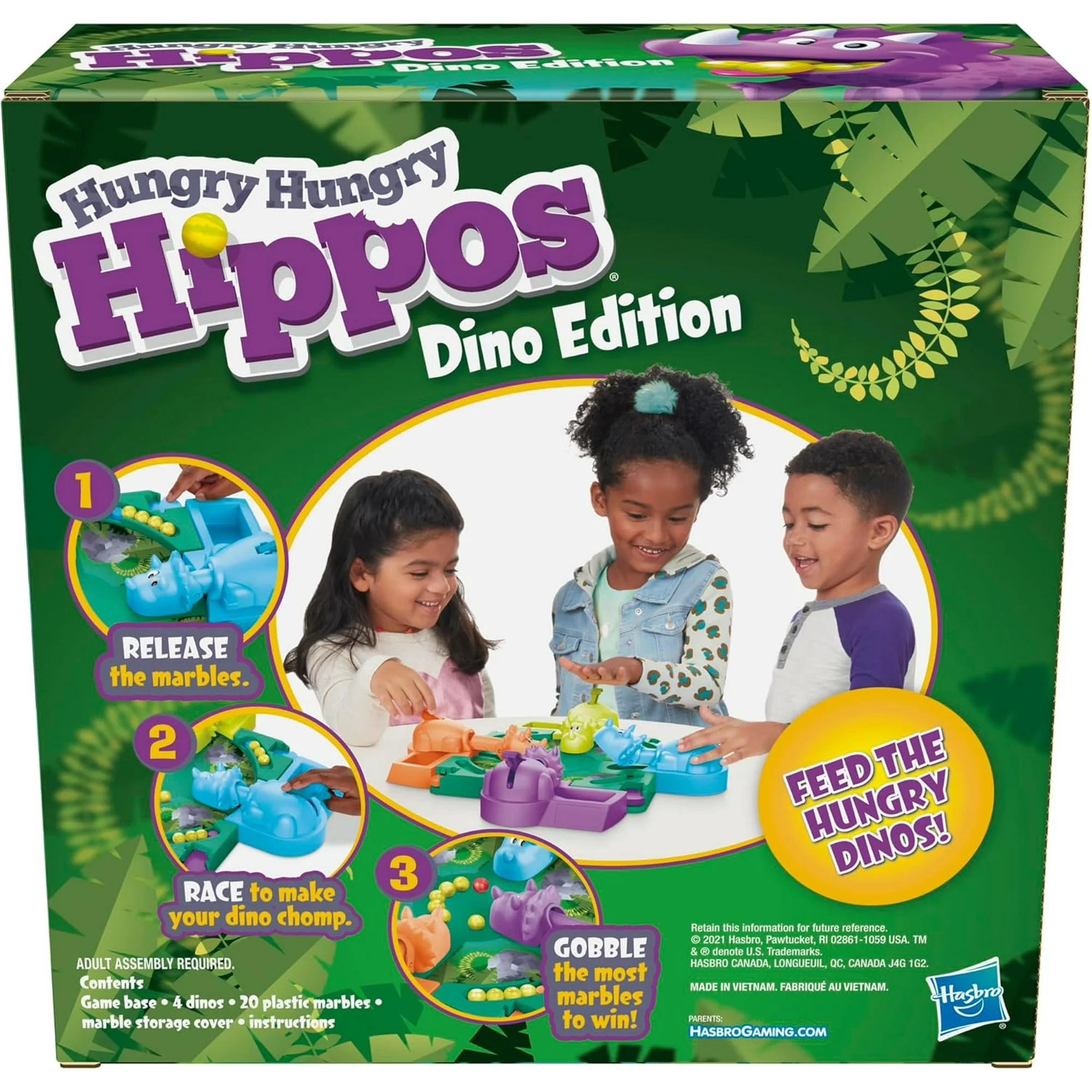 Hasbro Gaming Hungry Hungry Hippos Dino Edition Board Game Hasbro Gaming Hungry Hungry Hippos Dino Edition Board Game