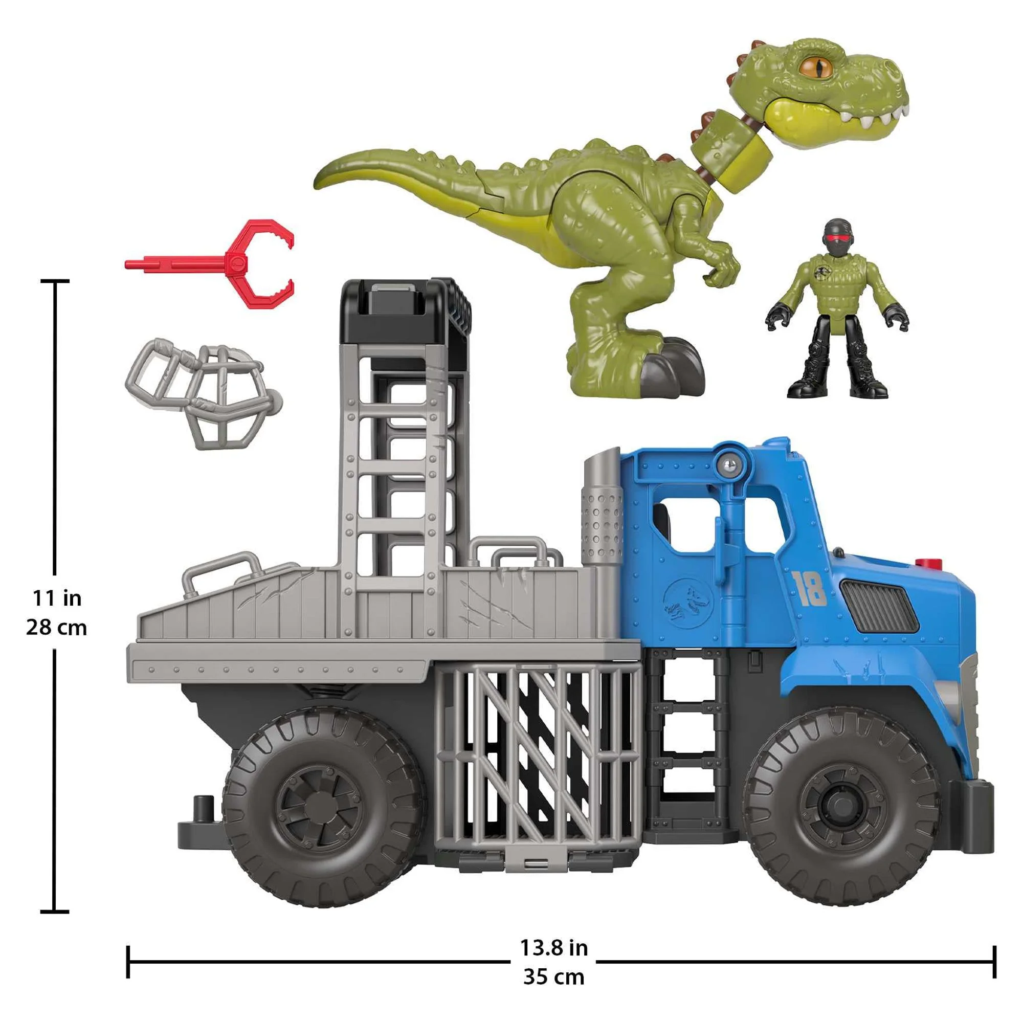 Jurassic World Dominion Break Out Dino Hauler Vehicle & Dinosaur Playset Jurassic World Dominion Break Out Dino Hauler Vehicle & Dinosaur Playset