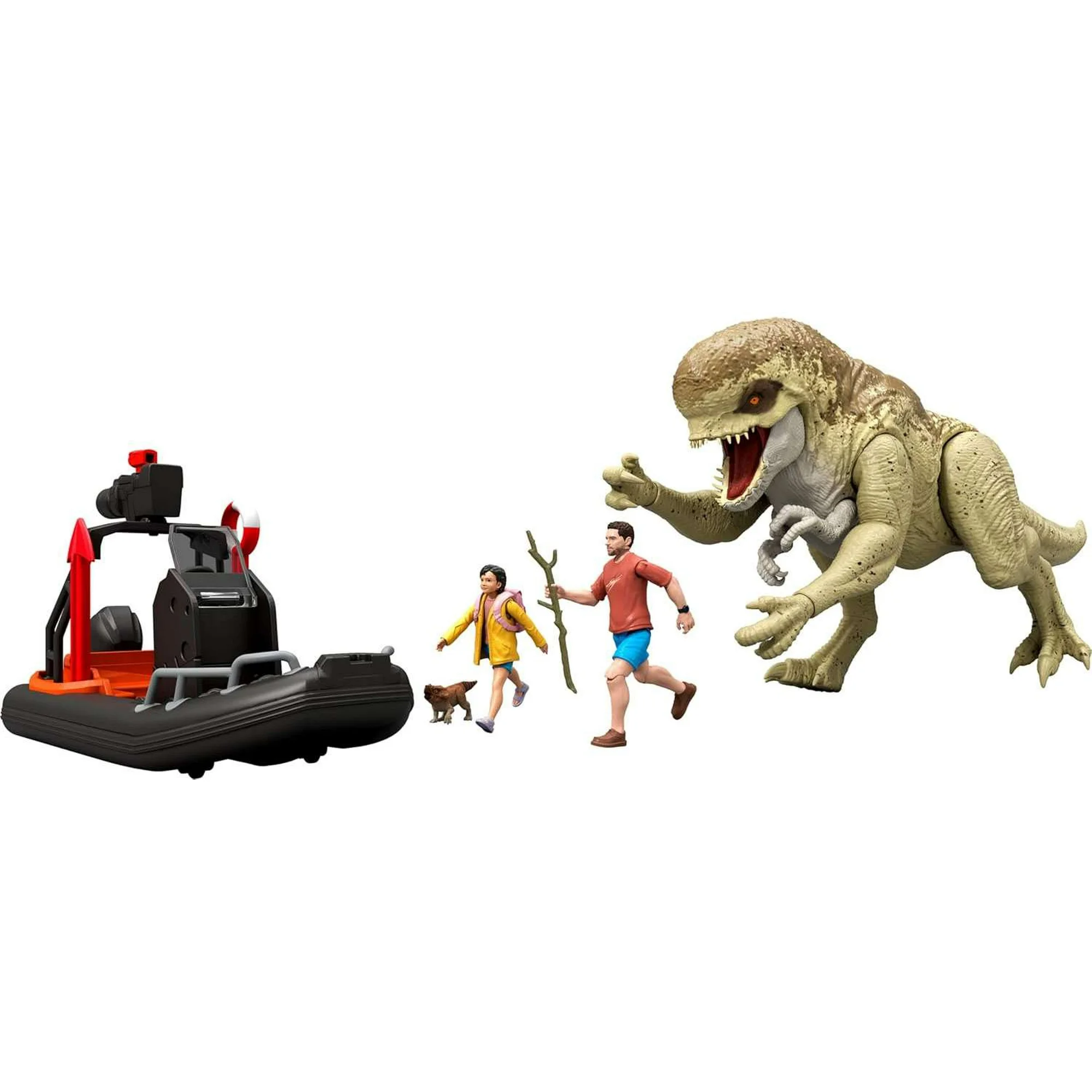 Jurassic World Rebirth Distortus Rex Island Escape Action Figure Set Jurassic World Rebirth Distortus Rex Island Escape Action Figure Set