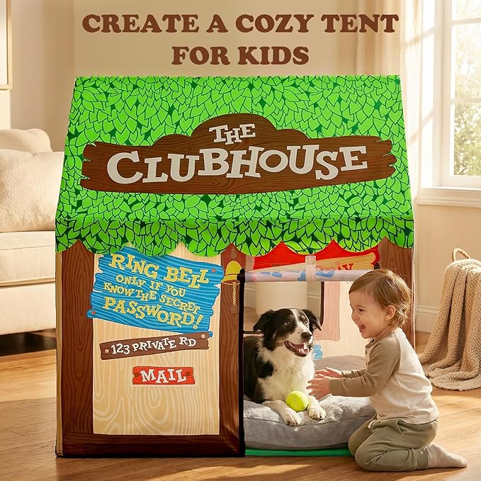 Kids Play Tent Indoor Clubhouse Tent for Toddler Kids Play Tent Indoor Clubhouse Tent for Toddler