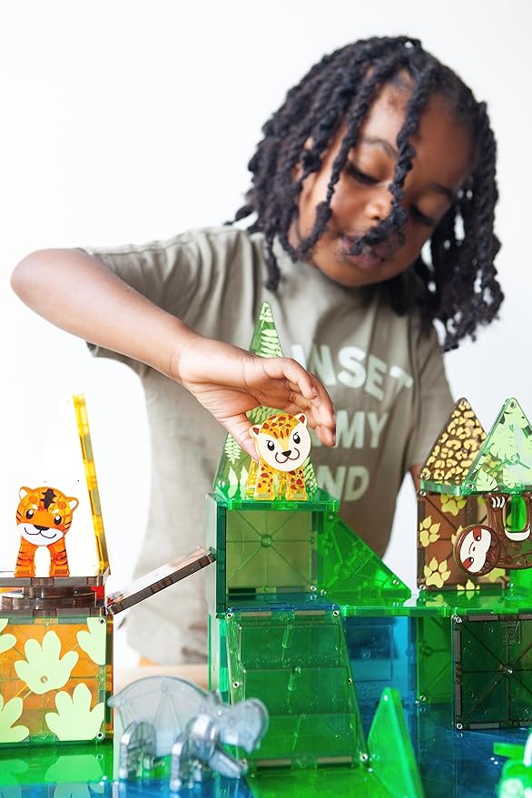 MAGNA-TILES Jungle Animals 25-Piece Magnetic Construction Set MAGNA-TILES Jungle Animals 25-Piece Magnetic Construction Set