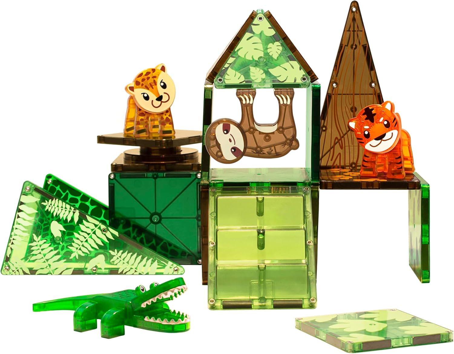 MAGNA-TILES Jungle Animals 25-Piece Magnetic Construction Set MAGNA-TILES Jungle Animals 25-Piece Magnetic Construction Set