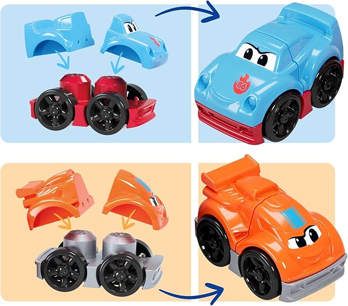 MEGA BLOKS First Builders Toddler Building Blocks Toy Set Build & Race Rig MEGA BLOKS First Builders Toddler Building Blocks Toy Set Build & Race Rig