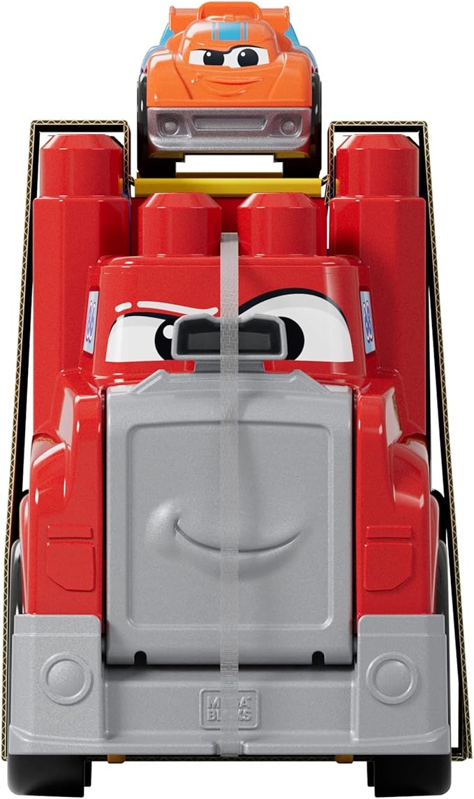 MEGA BLOKS First Builders Toddler Building Blocks Toy Set Build & Race Rig MEGA BLOKS First Builders Toddler Building Blocks Toy Set Build & Race Rig