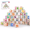 Magnetic Puzzle Cubes 216 Patterns Alphabet Numbers & Shapes 36 PCS