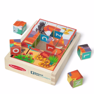 Melissa & Doug National Parks Alphabet & Animals 24 Piece Cube Puzzle