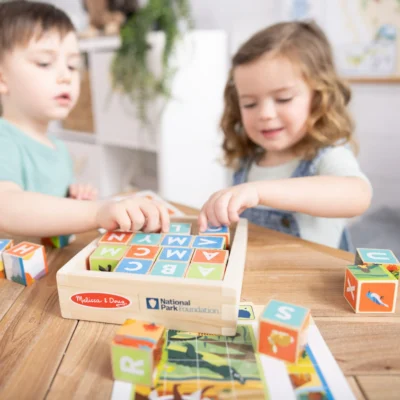 Melissa & Doug National Parks Alphabet & Animals 24 Piece Cube Puzzle