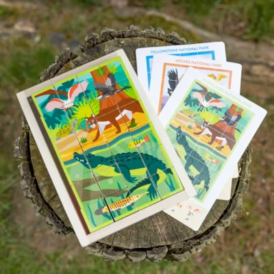 Melissa & Doug National Parks Alphabet & Animals 24 Piece Cube Puzzle