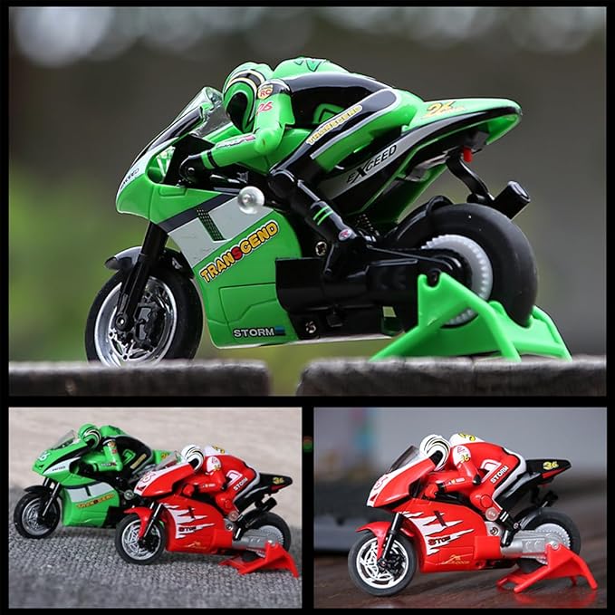 Mini RC Motorcycle 2.4G Full Proportional Remote Control Electric Drift Bike Mini RC Motorcycle 2.4G Full Proportional Remote Control Electric Drift Bike
