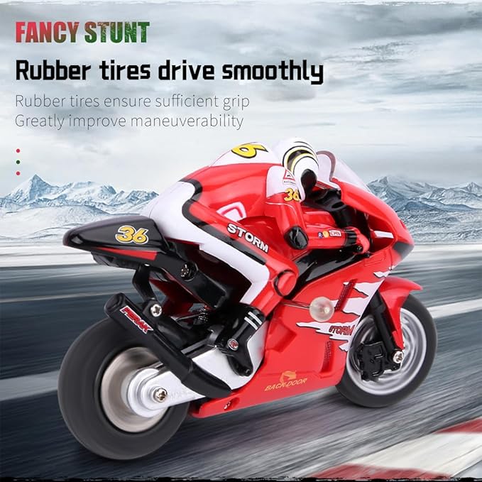 Mini RC Motorcycle 2.4G Full Proportional Remote Control Electric Drift Bike Mini RC Motorcycle 2.4G Full Proportional Remote Control Electric Drift Bike