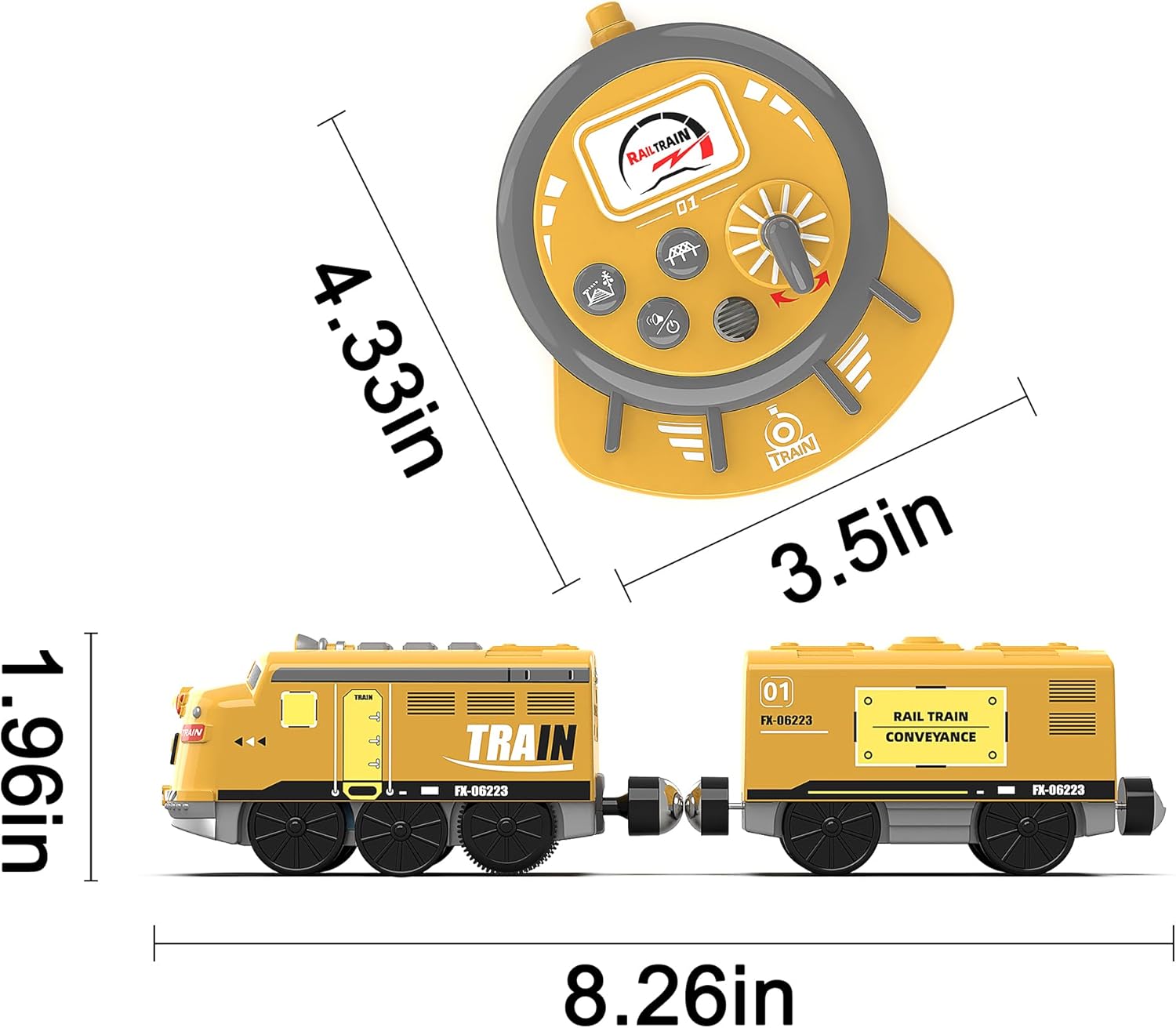 Motorized Train for Kids Remote Control Locomotive Train Toy for Wooden Tracks Motorized Train for Kids Remote Control Locomotive Train Toy for Wooden Tracks