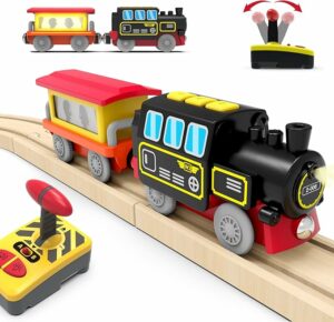 Motorized Train for Wooden Track Remote Control Train
