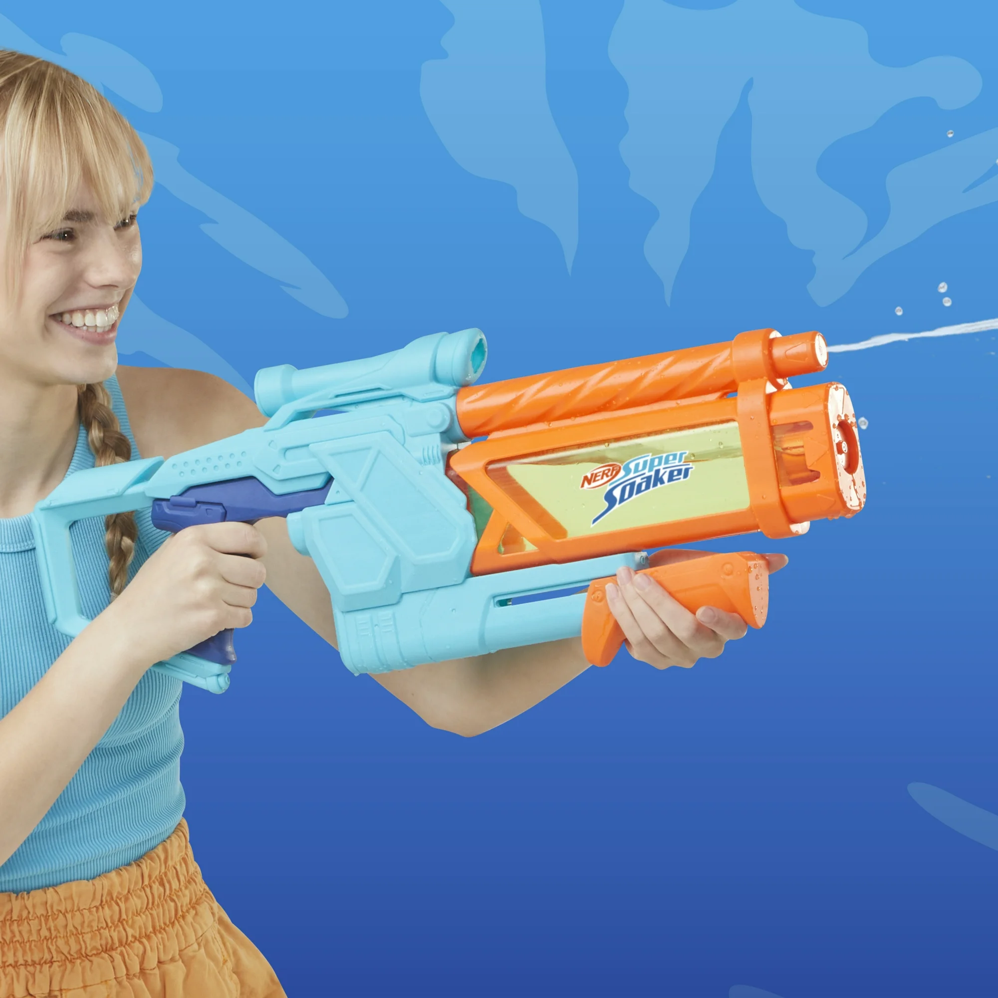 Nerf Super Soaker Mega Dunk-Fill Water Blaster Instant Refill Tank Nerf Super Soaker Mega Dunk-Fill Water Blaster Instant Refill Tank