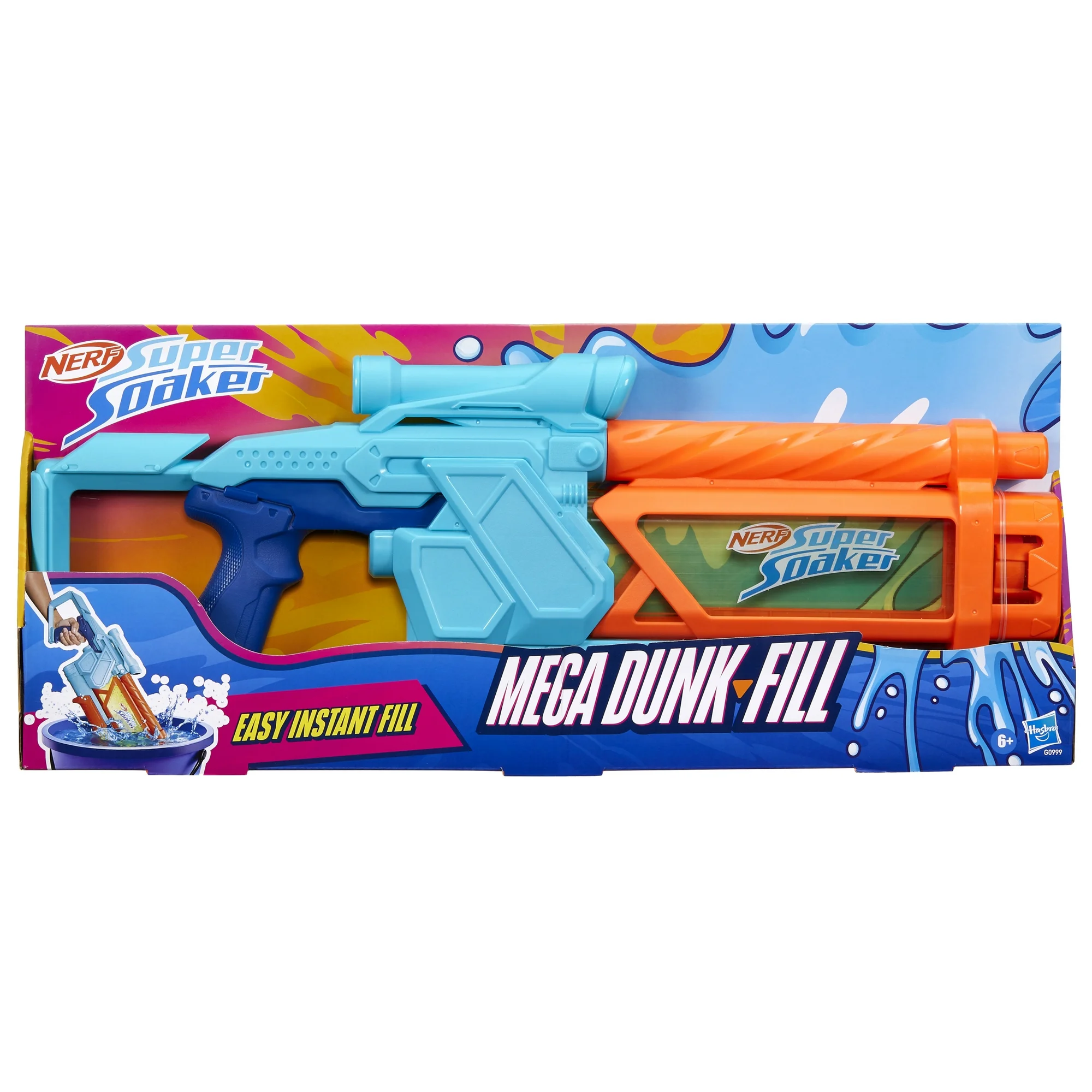 Nerf Super Soaker Mega Dunk-Fill Water Blaster Instant Refill Tank Nerf Super Soaker Mega Dunk-Fill Water Blaster Instant Refill Tank
