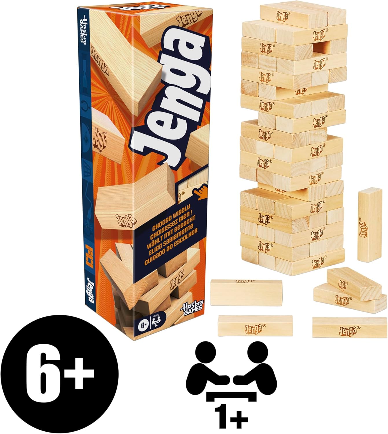 Official Hasbro Games Jenga Game Official Hasbro Games Jenga Game