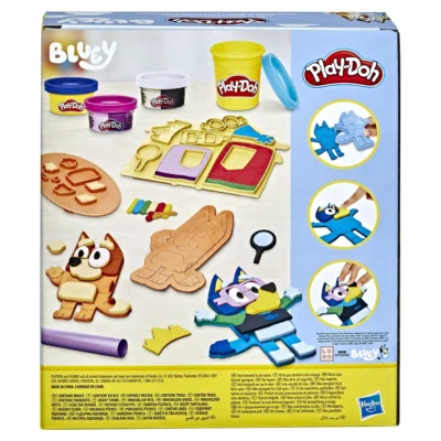 Play-Doh Bluey Make 'n Mash Costumes Playset with 11 Cans