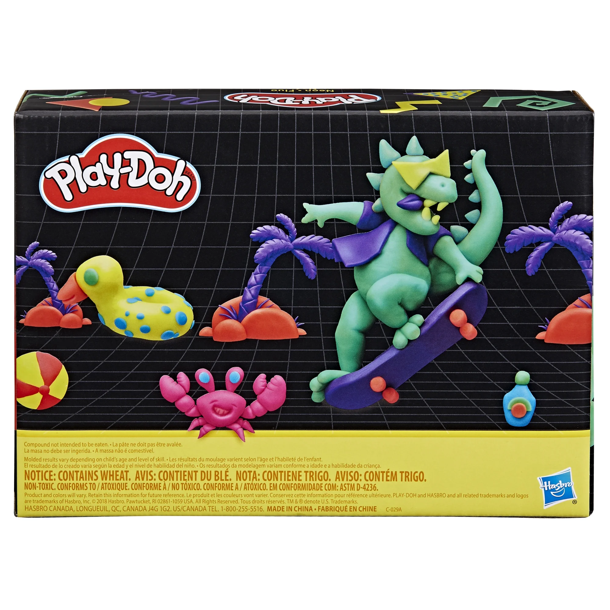 Play-Doh Neon Colors 8 Pack of 2 Ounce Cans Arts and Crafts for Kids Play-Doh Neon Colors 8 Pack of 2 Ounce Cans Arts and Crafts for Kids