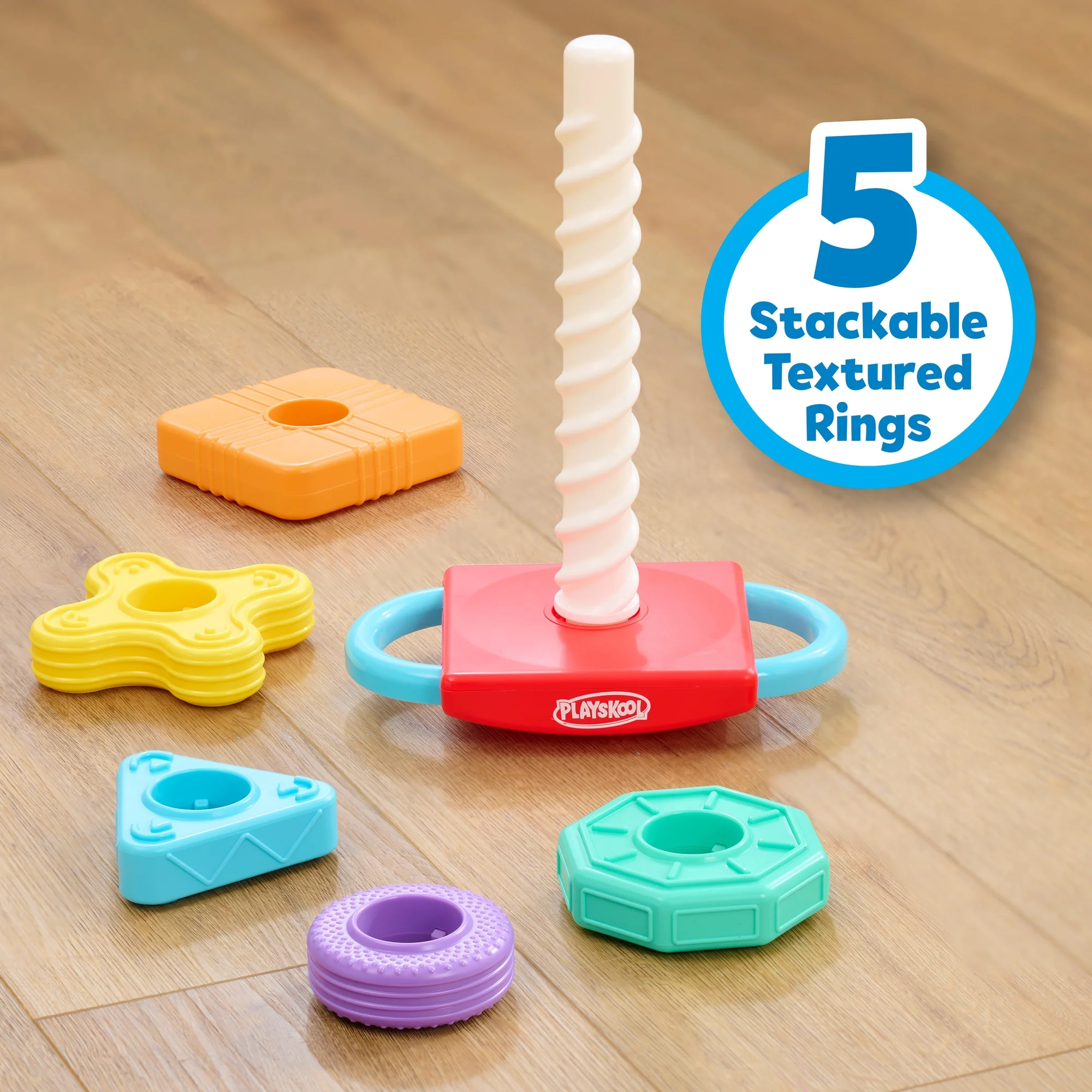 Playskool Spin 'N Rock Stacker Baby Learning Toy Playskool Spin 'N Rock Stacker Baby Learning Toy