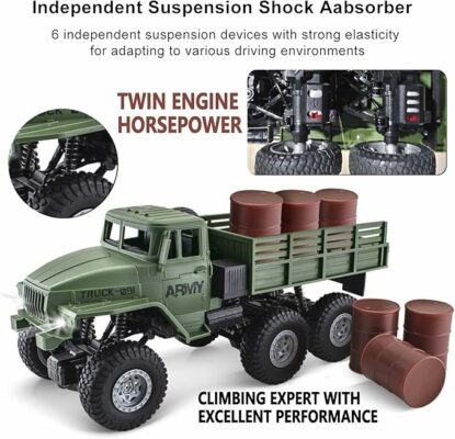RC Military Truck 6x6 Road Remote Control Truck