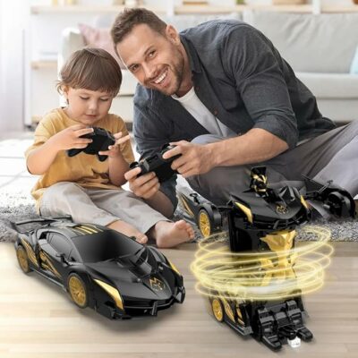RC Toy Stunt Transforming RC Car Rotation Remote Controlled