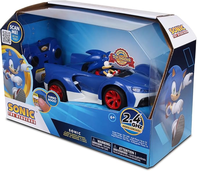 Sonic Racing 2.4GHz Radio Control Toy Car with Turbo Boost Sonic Racing 2.4GHz Radio Control Toy Car with Turbo Boost