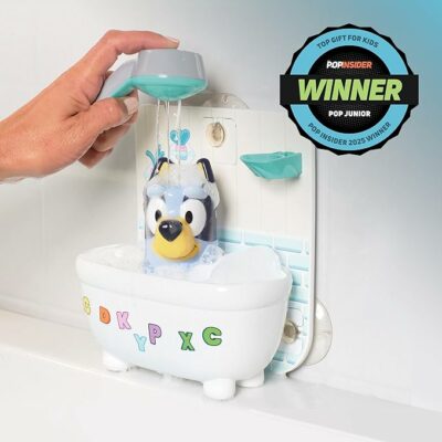 TOMY Toomies Shower & Scrub Bluey Create Your Own Bubbles Bath Toys