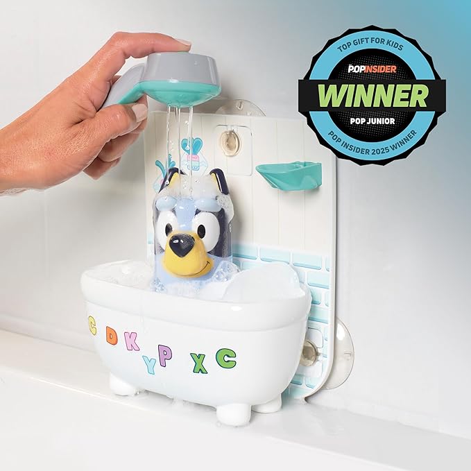 TOMY Toomies Shower & Scrub Bluey Create Your Own Bubbles Bath Toys TOMY Toomies Shower & Scrub Bluey Create Your Own Bubbles Bath Toys