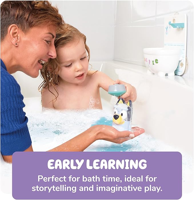 TOMY Toomies Shower & Scrub Bluey Create Your Own Bubbles Bath Toys TOMY Toomies Shower & Scrub Bluey Create Your Own Bubbles Bath Toys